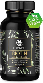 Luondu Biotin Zink + Selen Tabletten (365 Stk.)