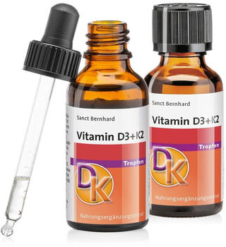 Kr&auml;uterhaus Sanct Bernhard Vitamin D3+K2 Tropfen (2 x 30ml)