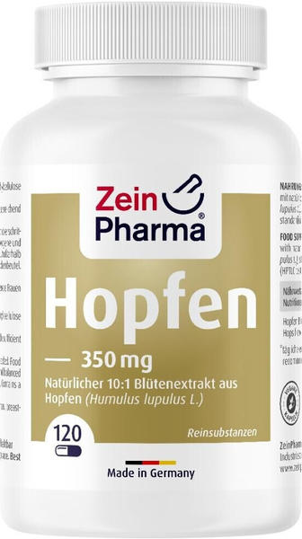ZeinPharma Hopfen 350mg Extrakt Kapseln (120 Stk.)