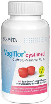 Sanavita Vagiflor cystimed Gums D-Mannose Plus (60 Stk.)