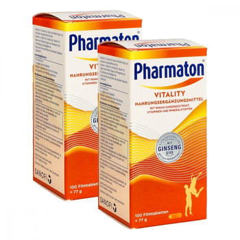Sanofi Pharmaton Vitality Filmtabletten (2 x 100 Stk.)