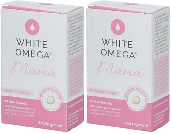 Cellavent White Omega Pearlz Mama Kapseln (2x90 Stk.)