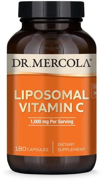 Dr. Mercola Liposomal Vitamin C Kapseln (180 Stk.)