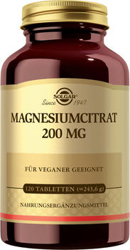 Solgar Magnesiumcitrat 200mg Tabletten (120 Stk.)