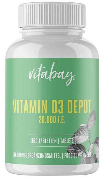 Vitabay Vitamin D3 Depot 20.000 I.E. Tabletten (365 Stk.)