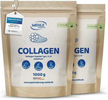 Wehle Sports Collagen Pulver (2x1000g)