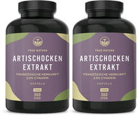 Artischocken Extrakt Kapseln mit Cynarin, Vegan & Made in DE 600 St