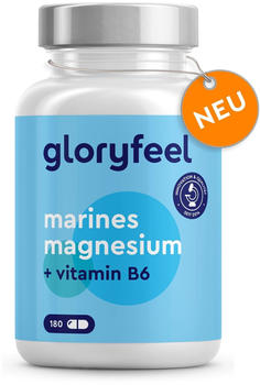 GloryFeel Marines Magnesium + Vitamin B6 Kapseln (180 Stk.)