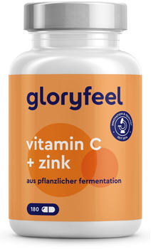 GloryFeel Vitamin C + Zink Kapseln (180 Stk.)