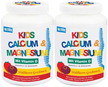New Nordic Deutschland Kids Calcium & Magnesium Kautabletten (2x180 Stk.)