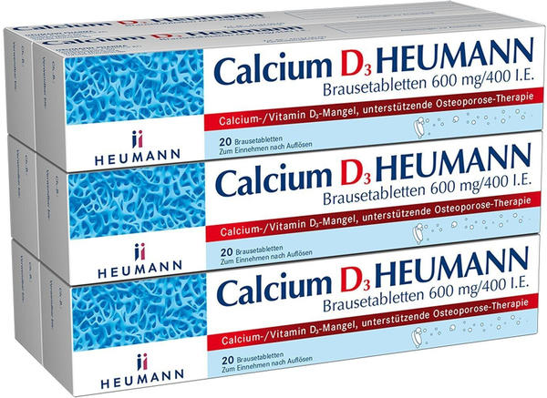 Tetsbericht Heumann Pharma Calcium D3 Heumann Brausetabletten (120 Stk.)