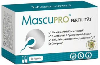MascuPro Fertilit&auml;t Kinderwunsch beim Mann Kapseln