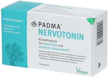 Padma Nervotonin vegan Kapseln (80 Stk.)