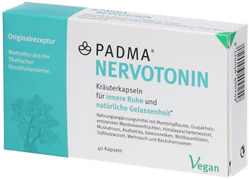 Padma Nervotonin vegan Kapseln (40 Stk.)