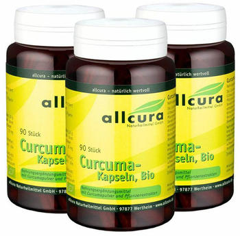 Allcura Curcuma Kapseln Bio (3x90 Stk.)