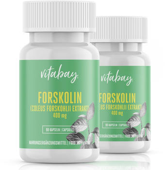 Vitabay Forskolin Coleus Forskohlii Extrakt 400 mg Kapseln (2x90 Stk.)