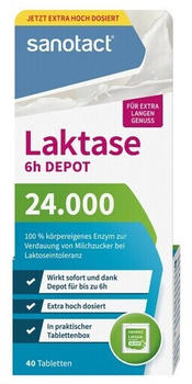 sanotact Laktase 24.000 Tabletten (40 Stk.)