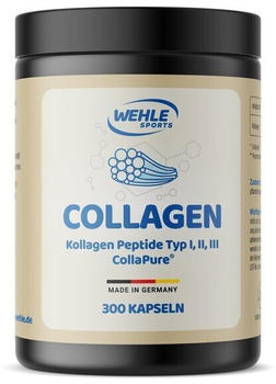 Wehle Sports Kollagen 4500mg Kapseln (300 Stk.)