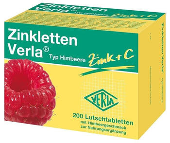 Verla-Pharm Zinkletten Himbeere Lutschtabletten (200 Stk.)