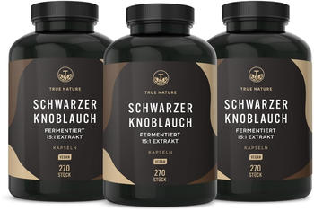 True Nature Schwarzer Knoblauch Kapseln (3x270 Stk.)