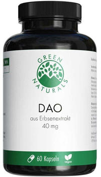 Heilpflanzenwohl Green Natural DAO 40mg Kapseln (60 Stk.)