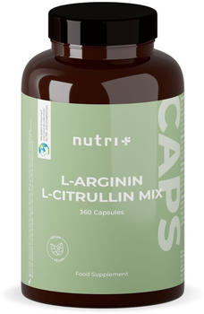 nutri+ L-Arginin L-Citrullin Mix Kapseln (360 Stk.)