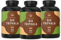 Bio Triphala Kapseln - Eisen-Quelle, Vegan & Made in Germany 3x360 St