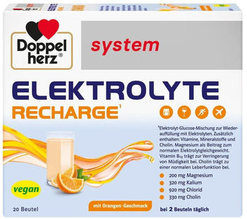 Doppelherz system Elektrolyte Recharge Granulat (20 Stk.)