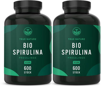 True Nature Bio Spirulina Presslinge (2x600 Stk.)
