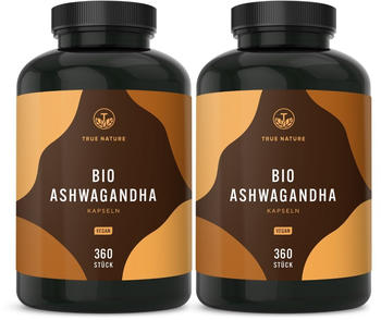 True Nature Bio Ashwagandha Kapseln (2x360 Stk.)
