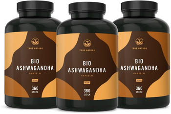 True Nature Bio Ashwagandha Kapseln (3x360 Stk.)
