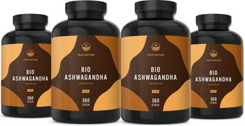 True Nature Bio Ashwagandha Kapseln (4x360 Stk.)