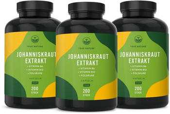 True Nature Johanniskraut Extrakt Kapseln (3x200 Stk.)