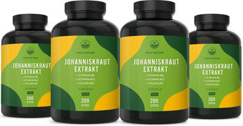 True Nature Johanniskraut Extrakt Kapseln (4x200 Stk.)