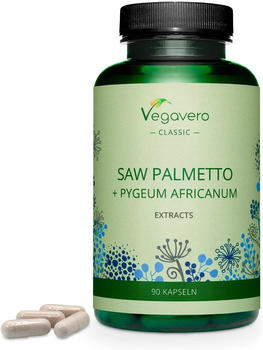 Vegavero Saw Palmetto + Pygeum Africanum Extracts Kapseln (90 Stk.)
