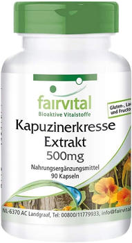 Fairvital Kapuzinerkresse-Extrakt 500 mg Kapseln (90 Stk.)