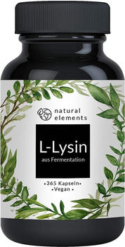 natural elements L-Lysin Kapseln (365 Stk.)