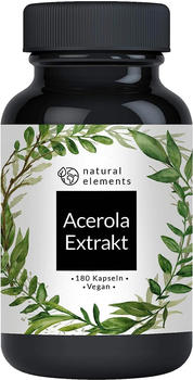 natural elements Acerola Extrakt Kapseln (180 Stk.)