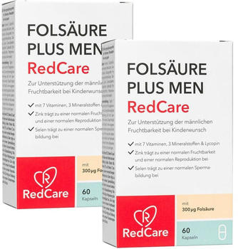 Shop-Apotheke Folsäure Plus MEN RedCare Kapseln (2x60 Stk.)