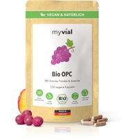 myvial&reg; Bio&nbsp;OPC&nbsp;120&nbsp;Kapseln:&nbsp;Traubenkernpulver&nbsp;+ Vitamin&nbsp;C&nbsp;(Acerola)&nbsp;vegan