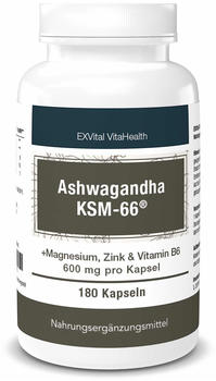 EXVital Ashwagandha KSM-66&reg; Kapsel (180 Stk.)
