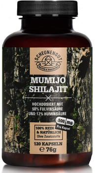 Scheunengut Mumijo Shilajit Kapseln (120 Stk.)