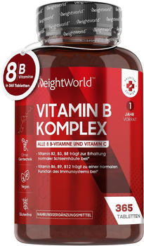 Weight World Vitamin B Komplex Tabletten (365 Stk.)