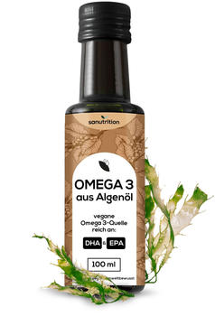 Sanutrition Omega 3 aus Algenöl (100ml)