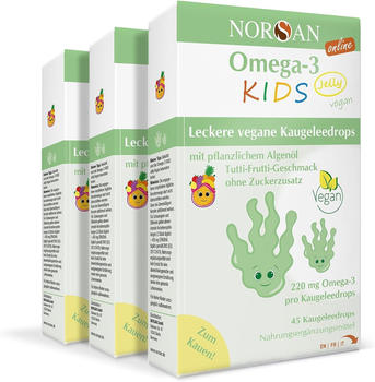 Norsan Omega-3 Kids Jelly Vegan Tutti-Frutti (3x45 Stk.)