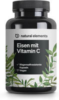 Eisen 20mg (aus Eisenbisglycinat) pro Kapsel &ndash; mit 42mg nat&uuml;rlichem Vitamin C &ndash;