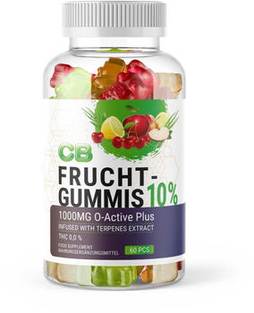 Glory Products CB Fruchtgummis mit 1000mg O-Active (60 Stk.)