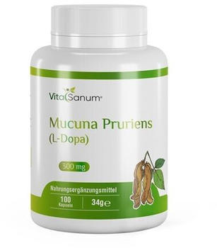 Vitasanum Mucuna Pruriens L-Dopa 300mg Kapseln (100 Stk.)
