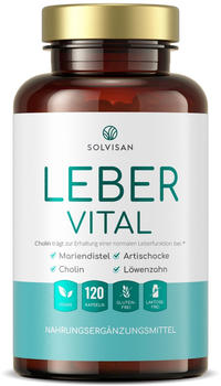 Solvisan Leber Vital 500mg Kapseln (120 Stk.)