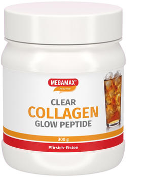 Megamax Clear Glow Kollagen Pfirsich-Eistee Pulver (300g)